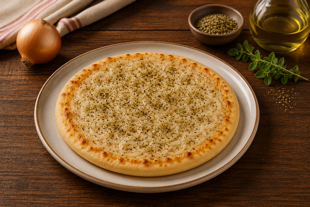 Prepizza de cebolla